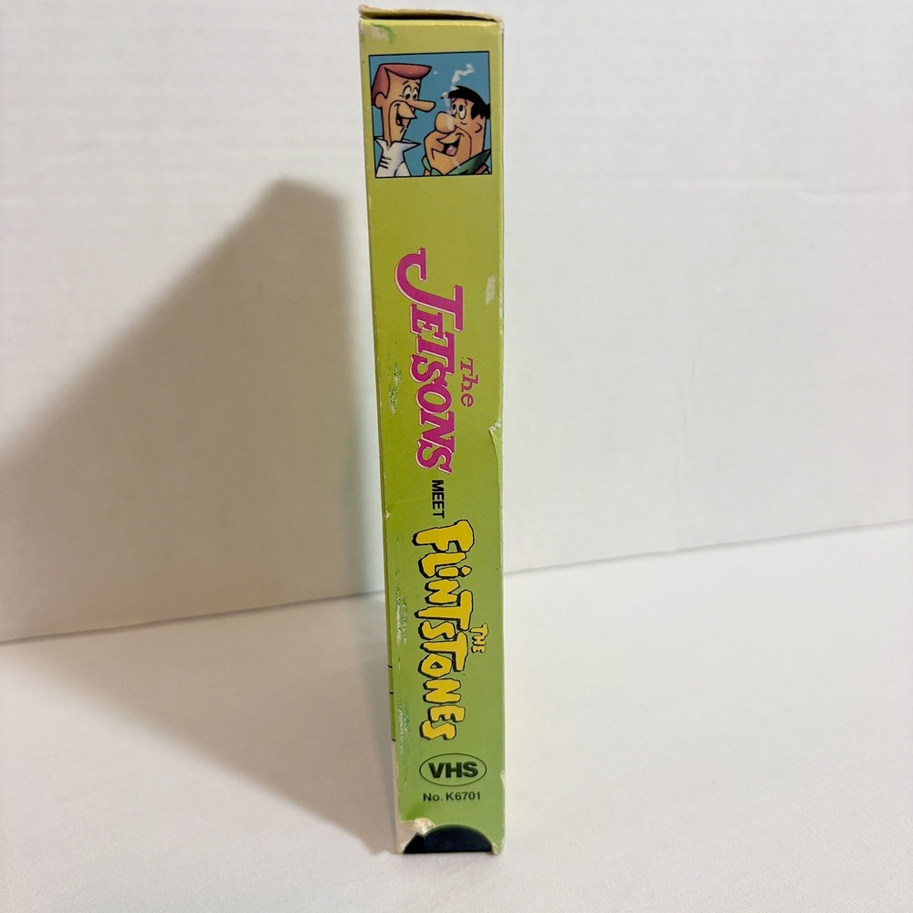 The Jetsons Meet The Flintstones 1989 VHS w/ Slip Sleeve Hanna-Barbera - Picture 5 of 14